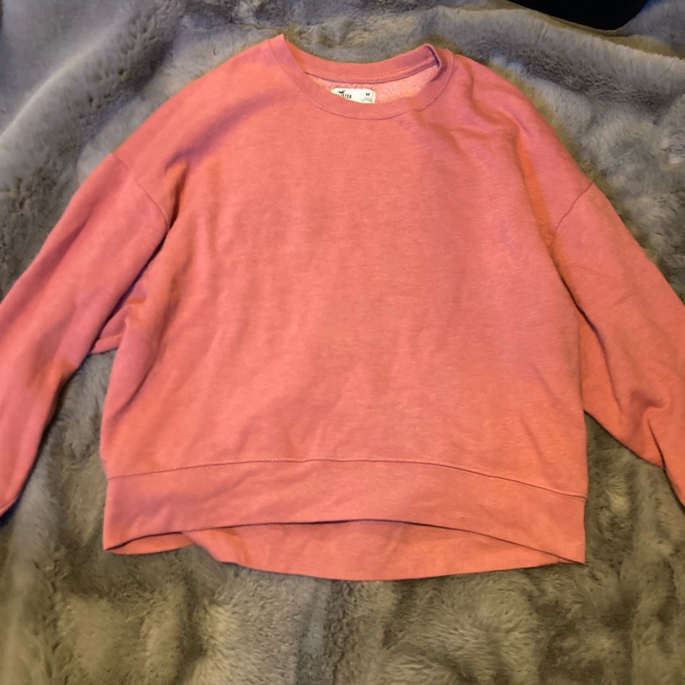 Cropped crew neck